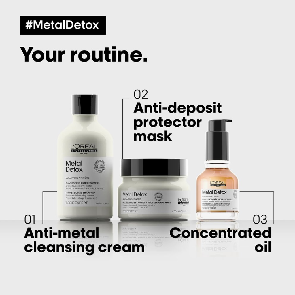 KIT METAL DETOX SERIE EXPERT CON SERUM | LOREAL PROFESSIONAL PARIS