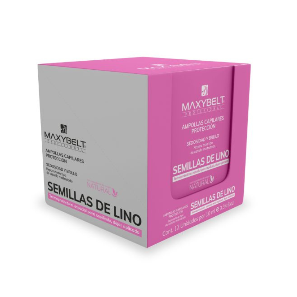 Ampollas capilar con semilla de lino leave on |Maxibelt