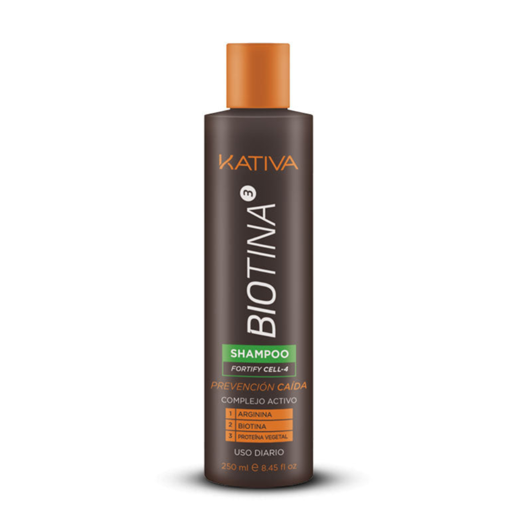 Shampoo anticaída biotina  control caída | Kativa