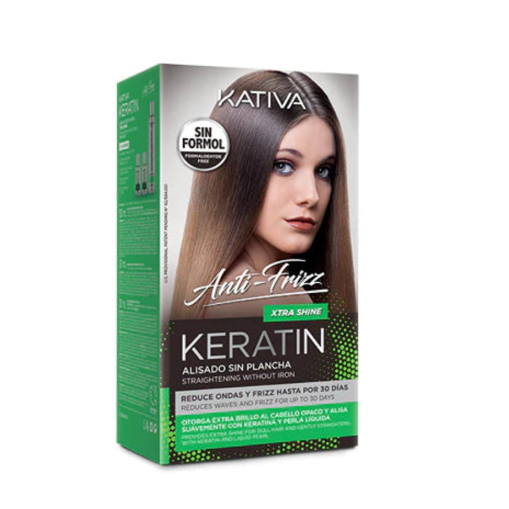 Kit anti-frizz xtra shine sin formol alisado sin plancha | Kativa