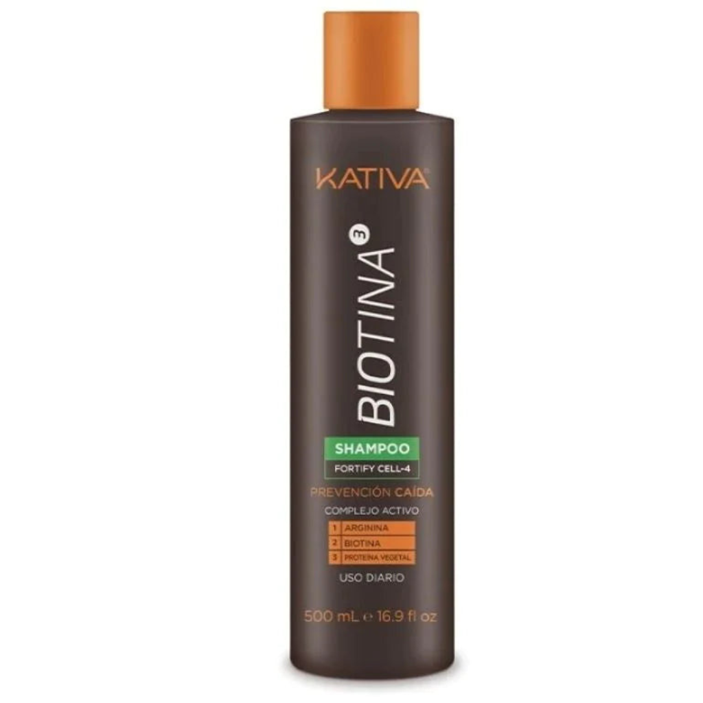 Shampoo anticaída biotina  control caída | Kativa