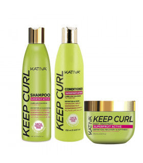 Kit keep curl, rizos definidos 250ml | Kativa