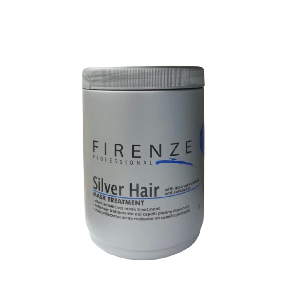 Mascarilla matizante silver hairs 400ml | firenze profesional